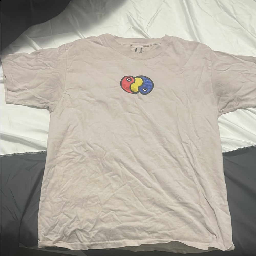 Men's Cream “High Rollers Club” Graphic Tee Sz M a.Lab
